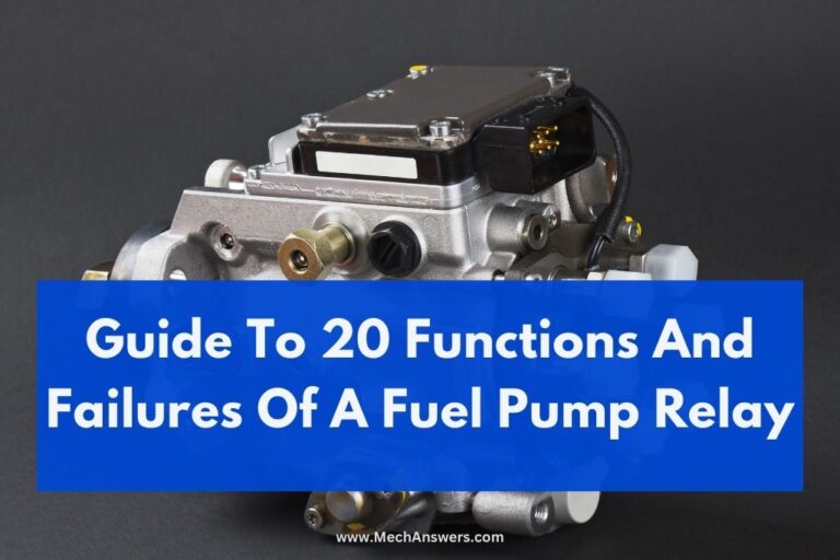 20 Faulty Fuel Pump Relay Symptoms, Failures And Fixes