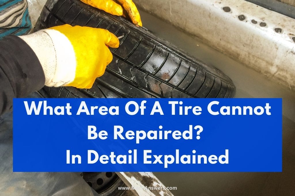 What Area Of A Tire Cannot Be Repaired